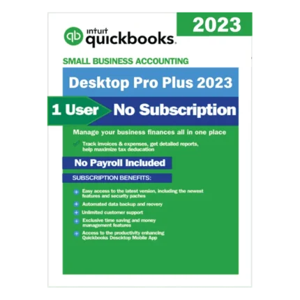 QuickBooks Desktop Pro Plus 2023 | No Subscription