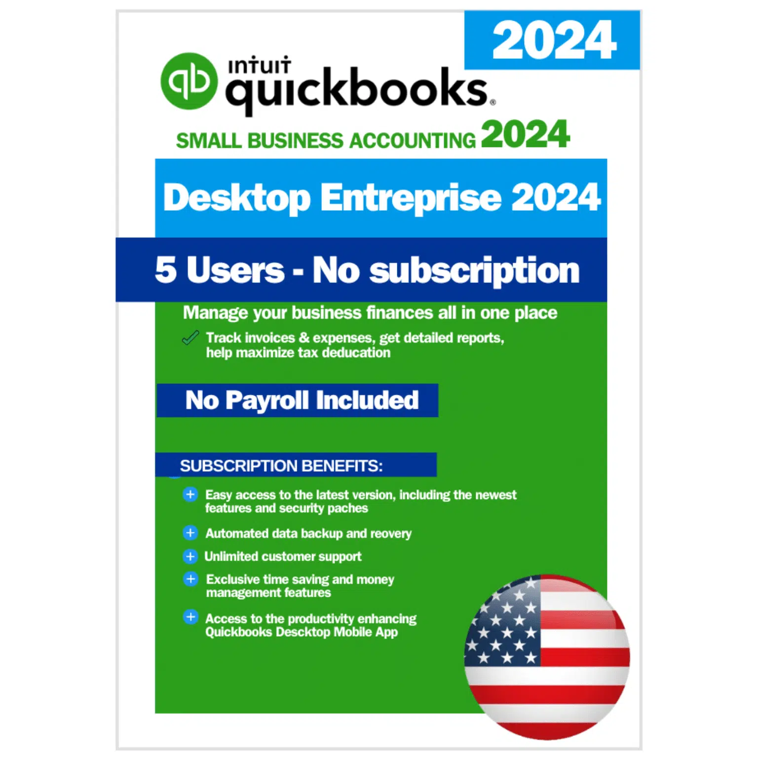 quickbooks desktop entreprise 2024 5 users